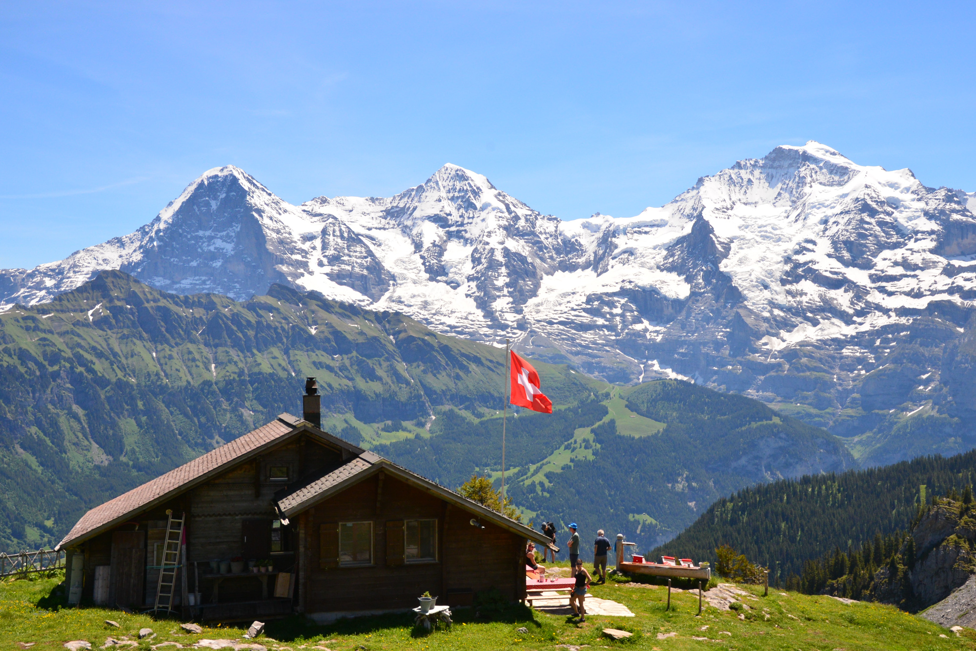 WingTsun-Running-Berglauf: Lobhornhütte (Saxeten - Zweilütschinen)